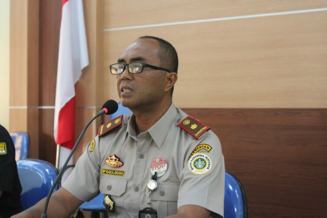 Sosialisasi P4GN dan Test Urine di UPT Stasiun Karantina Pertanian Kelas I Sumbawa Besar
