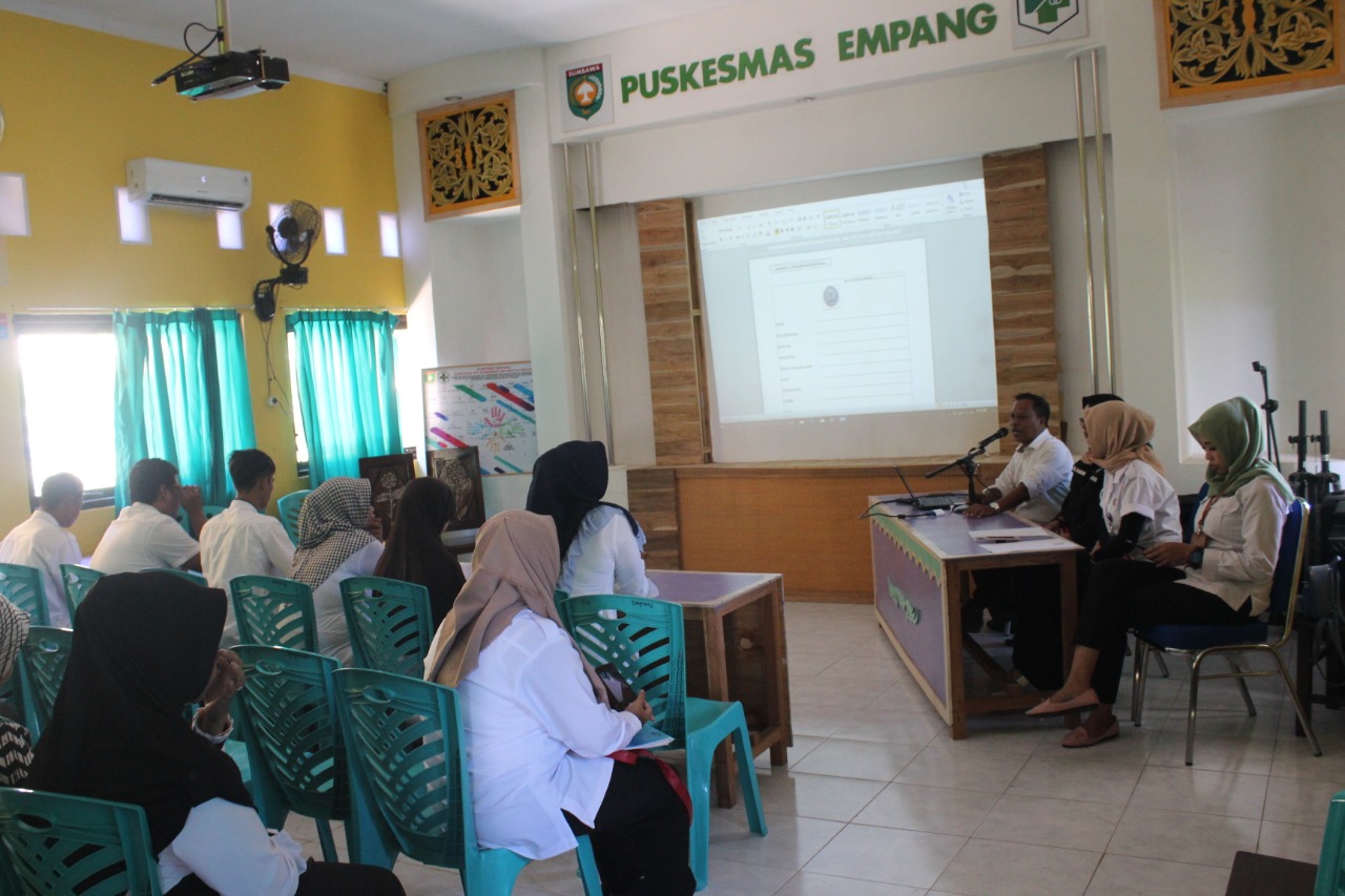 Bimtek Kesiapan Penanganan Pasien di Puskesmas Empang Bimtek Kesiapan Penanganan Pasien di Puskesmas Empang
