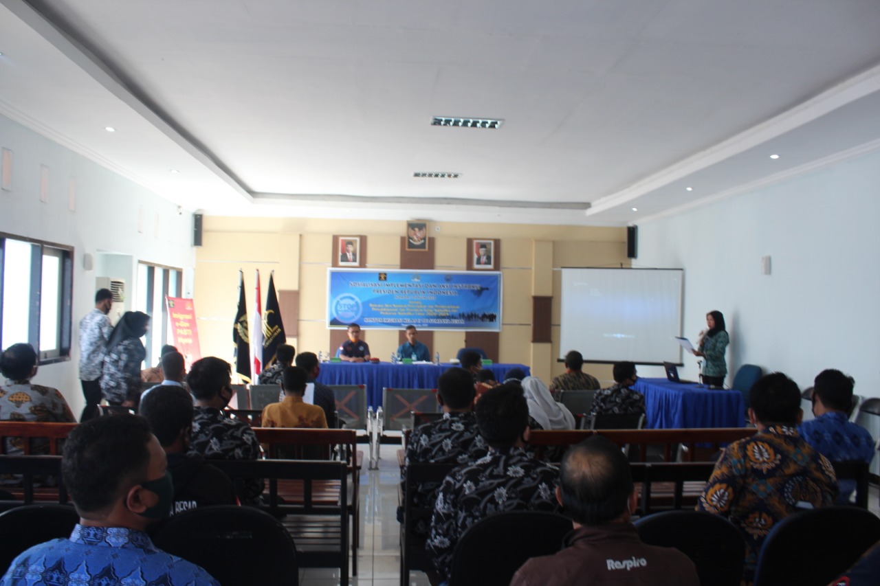 Sosialisasi Implementasi dan Aksi Instruksi Presiden RI No. 2 tahun 2020 tentang RAN P4GN Tahun 2020-2024 Sosialisasi Implementasi dan Aksi Instruksi Presiden RI No. 2 tahun 2020 tentang RAN P4GN Tahun 2020-2024
