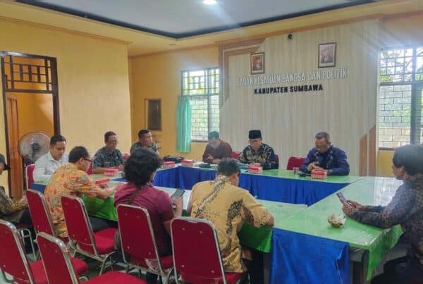 Kegiatan Rencana Aksi Terpadu Penanganan Konflik Sosial di Kantor Bakesbangpol Kabupaten Sumbawa