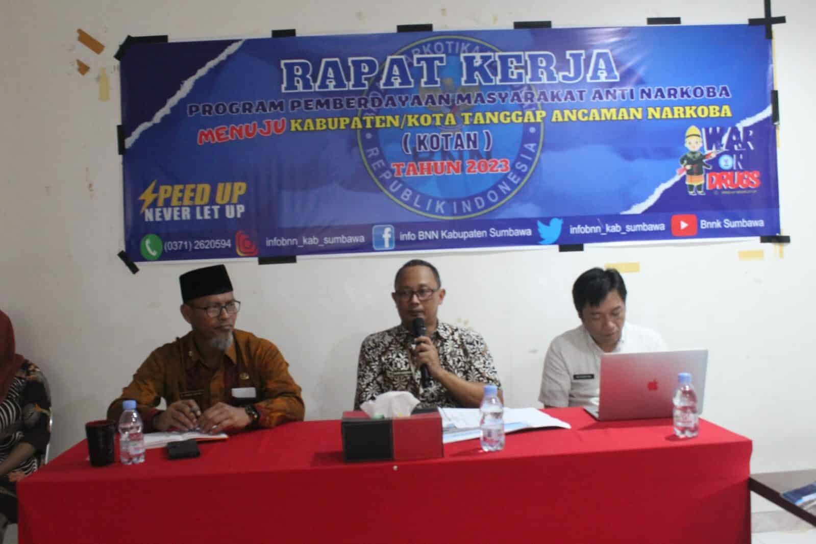 Rapat Kerja Program Pemberdayaan Masyarakat Anti Narkoba Menuju Kabupaten/Kota Tanggap Ancaman Narkoba (KOTAN) Rapat Kerja Program Pemberdayaan Masyarakat Anti Narkoba Menuju Kota/Kabupaten Tanggan Ancaman Narkoba (KOTAN)