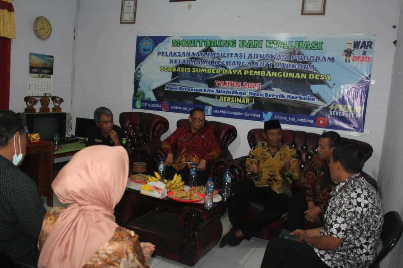 Monitoring dan Evaluasi Pelaksanaan Fasilitasi Advokasi Program Ketahanan Keluarga Anti Narkoba Berbasis Sumber Daya Pembangunan Desa Monitoring dan Evaluasi Pelaksanaan Fasilitasi Advokasi Program Ketahanan Keluarga Anti Narkoba Berbasis Sumber Daya Pembangunan Desa
