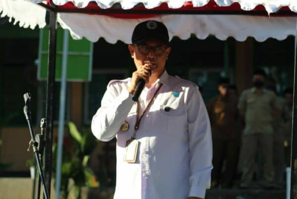 Sosialisasi P4GN pada Upacara Bendera di SMAN 4 Sumbawa