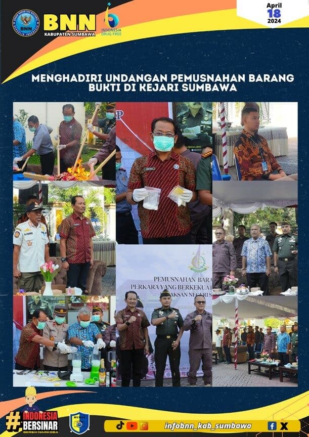 PEMUSNAHAN BB DI KEJARI SUMBAWA PEMUSNAHAN BB DI KEJARI SUMBAWA