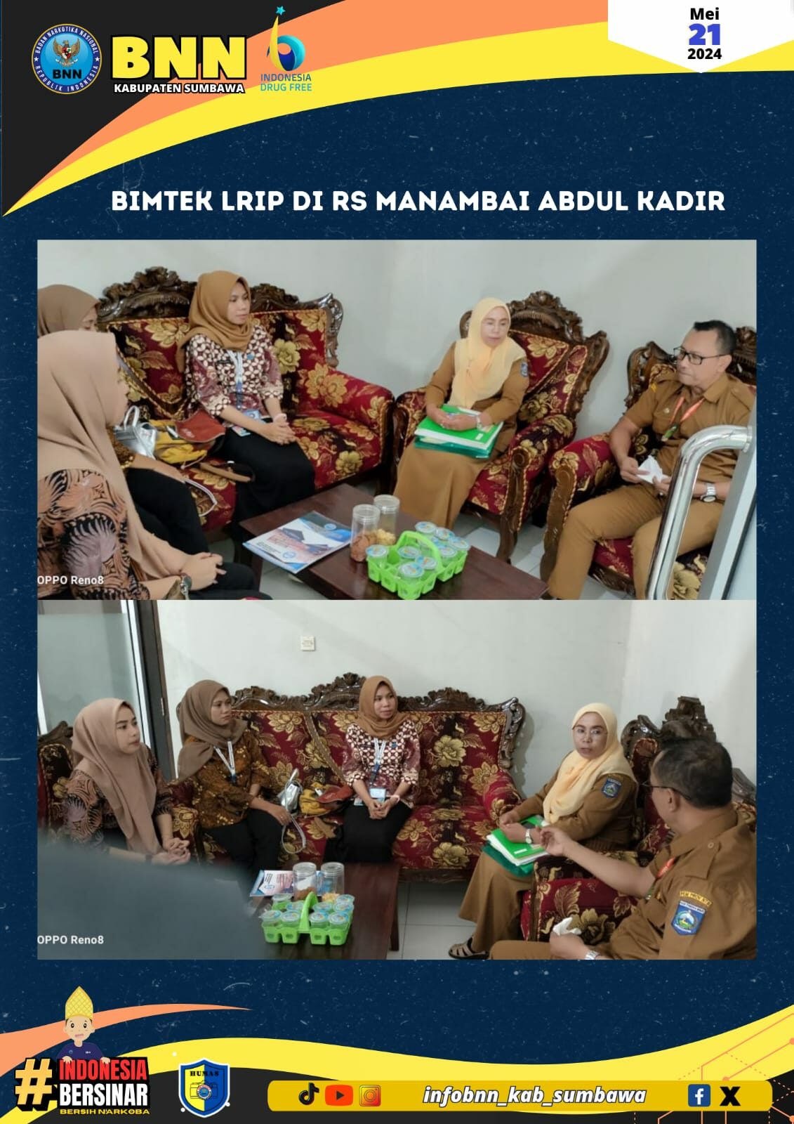 BNNK SUMBAWA MELAKUKAN BIMTEK LRIP KE RS MANAMBAI ABDUL KADIR SUMBAWA BNNK SUMBAWA MELAKUKAN BIMTEK LRIP KE RS MANAMBAI ABDUL KADIR SUMBAWA