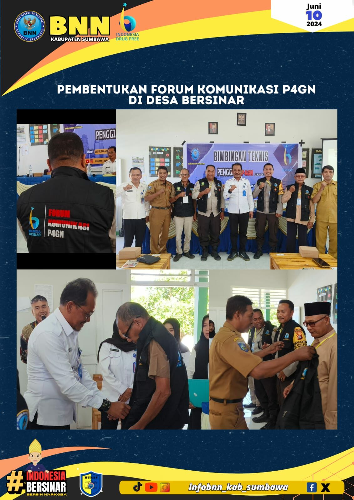 PEMBENTUKAN FORUM KOMUNIKASI P4GN DI DESA BERSINAR PEMBENTUKAN FORUM KOMUNIKASI P4GN DI DESA BERSINAR