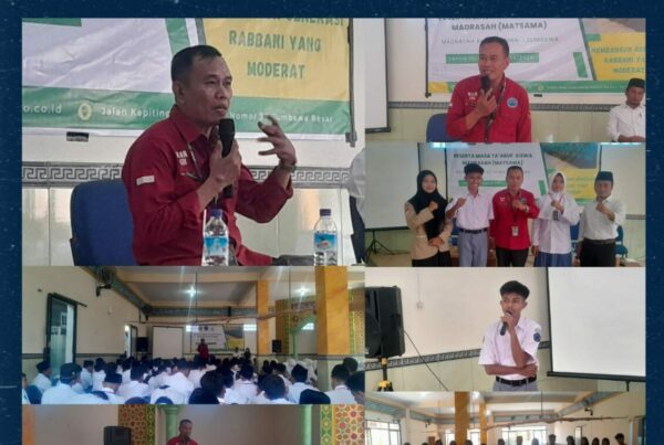 Kegiatan Sosialisasi P4GN pada acara Masa Ta’aruf Siswa Madrasah (MATSAMA)