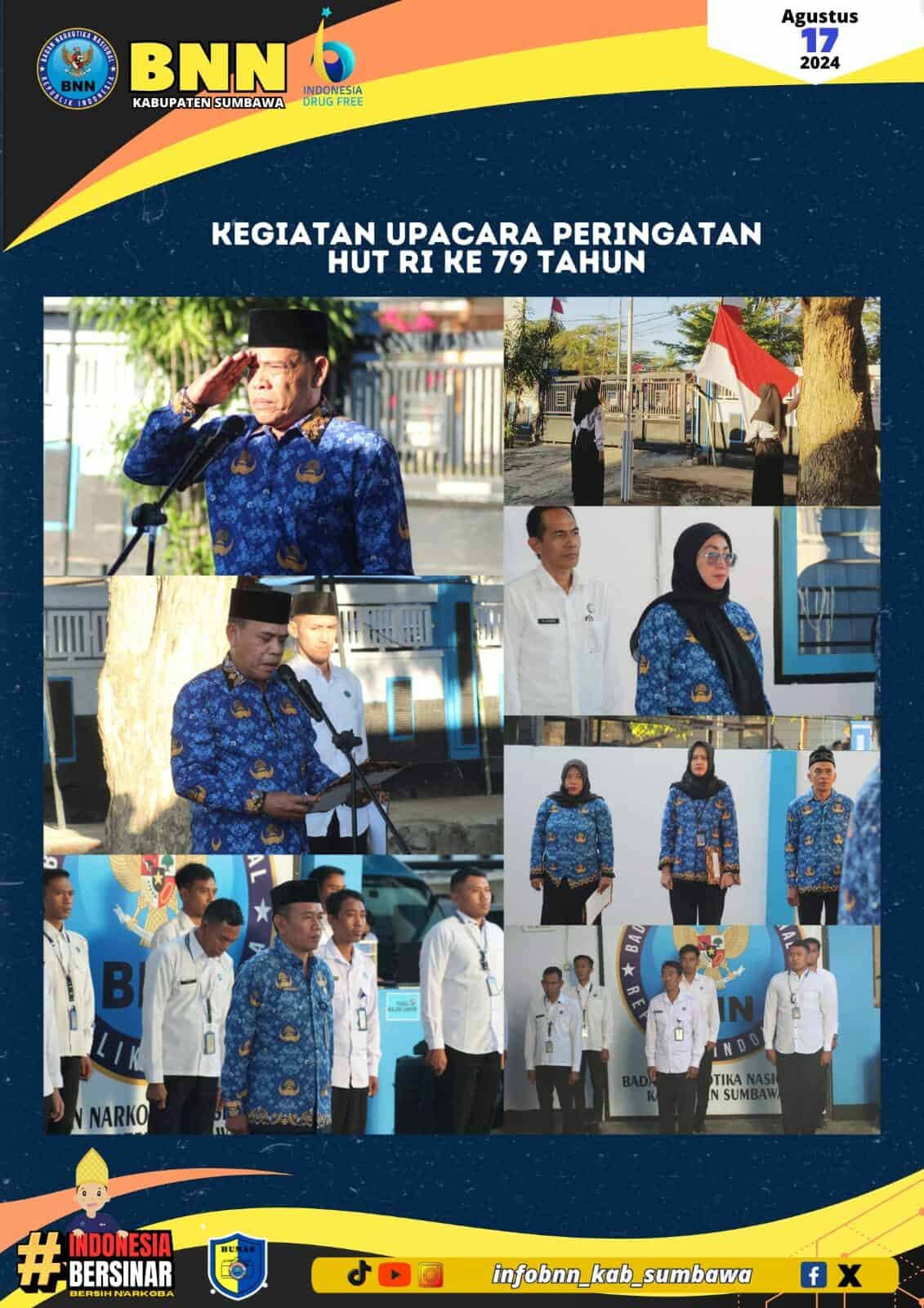 UPACARA PERINGATAN HUT RI KE 79 TAHUN