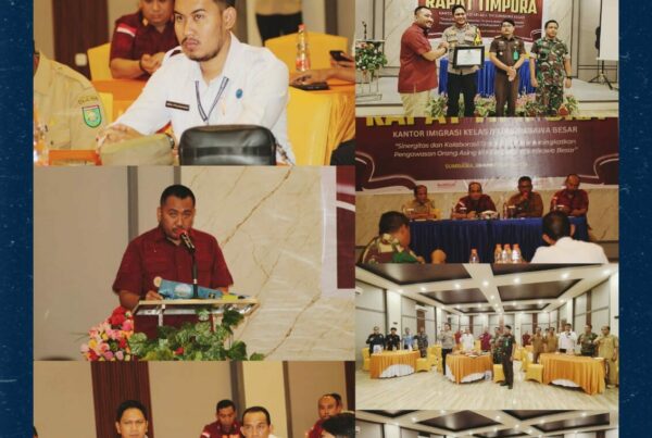 MENGHADIRI UNDANGAN RAPAT TIMPORA KAB. SUMBAWA BNN BERI EDUKASI BAHAYA NARKOBA KEPADA MABA UTS