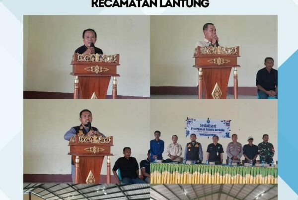 Sosialisasi P4GN di Lingkungan Masyarakat Desa Pedesa Kecamatan Lantung