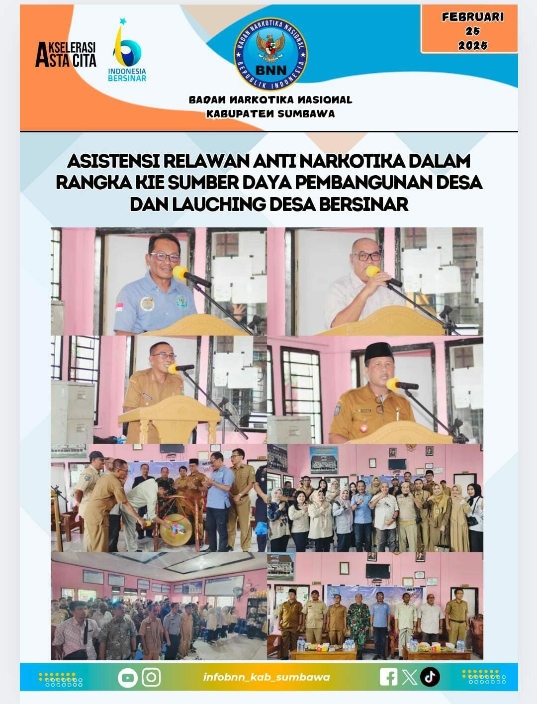 PEMERINTAH DAERAH MELAUNCHING DESA LEKONG SEBAGAI DESA BERSINAR PEMERINTAH DAERAH MELAUNCHING DESA LEKONG SEBAGAI DESA BERSINAR